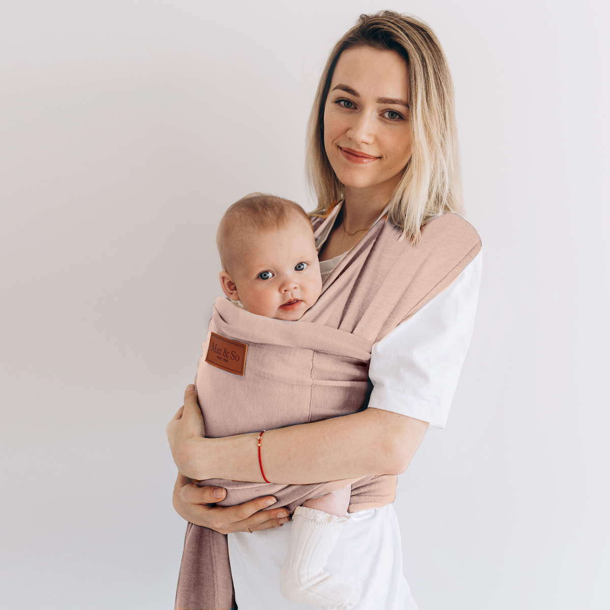 Baby wrap front carry